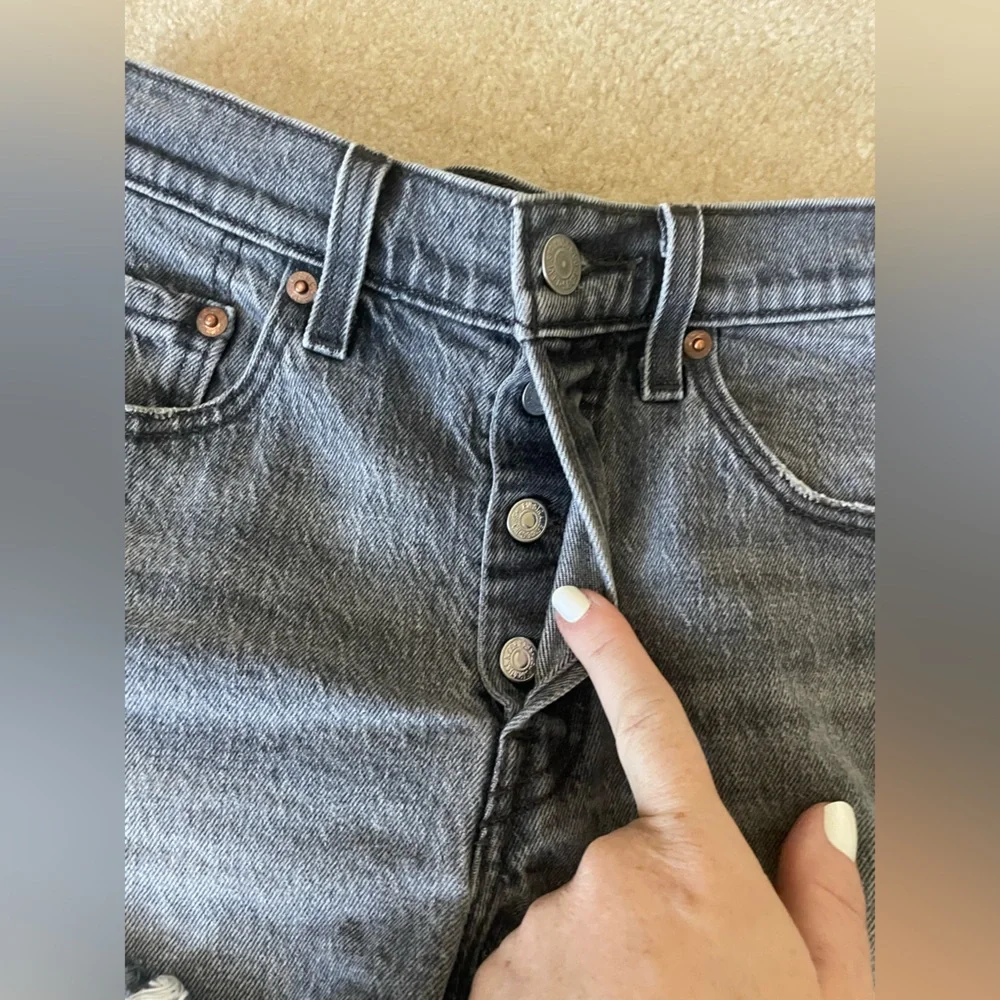 Levis charcoal denim
